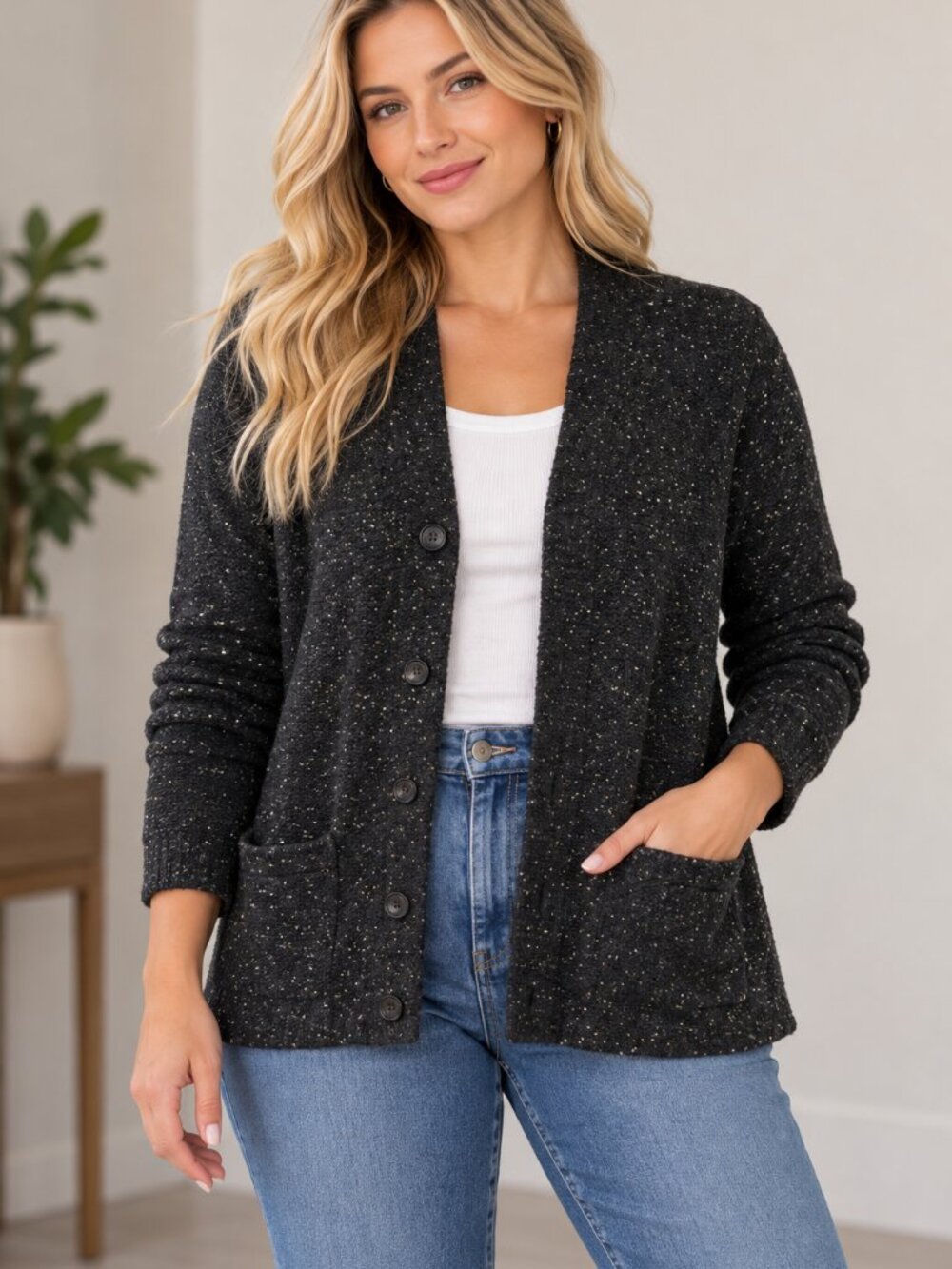Abercrombie & Fitch Wool Blend Cardigan
